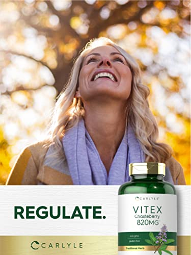 Foto 7 pulgar | Suplemento Carlyle Vitex Sauzgatillo 820 Mg 150 Cápsulas - Venta Internacional.