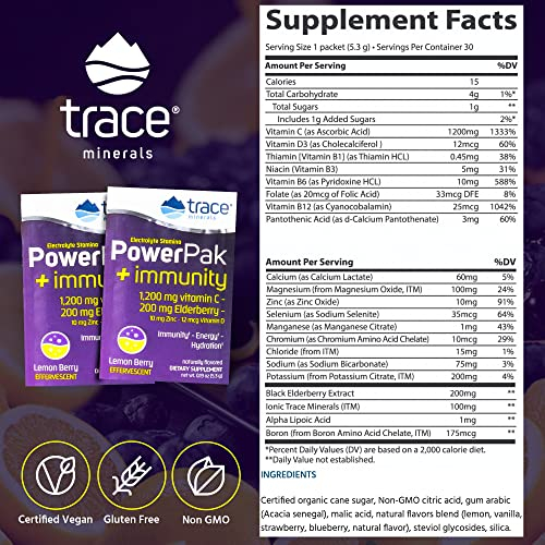 Foto 5 pulgar | Suplemento De Oligoelementos Power Pak + Immunity, 30 Paquetes - Venta Internacional.