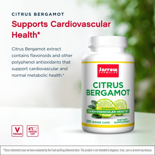Foto 4 pulgar | Suplemento Jarrow Formulas Citrus Bergamota 500 Mg 120 Cápsulas - Venta Internacional.