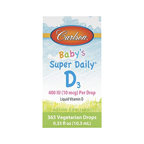 Foto 8 pulgar | Gotas De Vitamina D Carlson Baby's Super Daily D3 400 Ui Durante 1 Año - Venta Internacional.