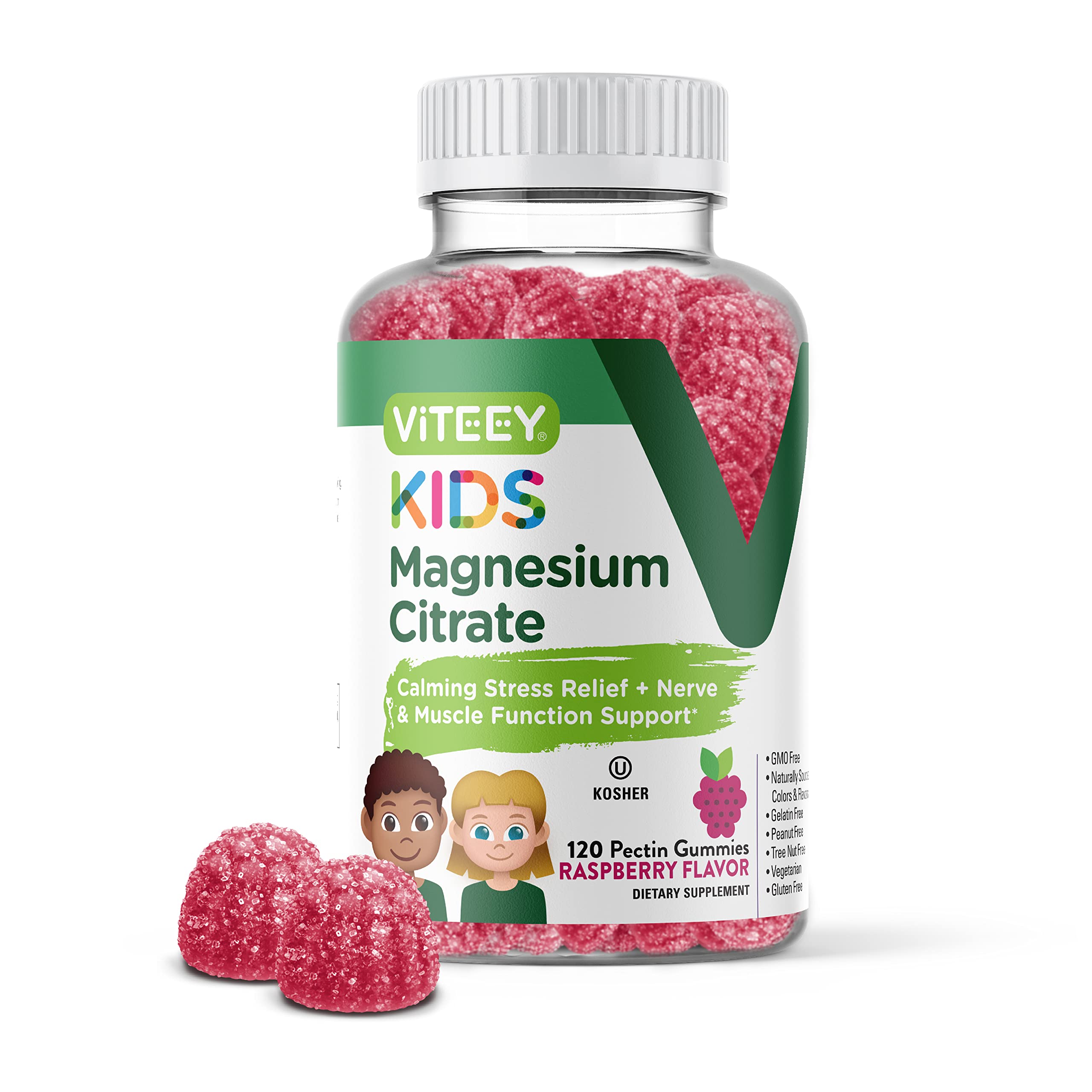 [gomitas] Gomitas De Citrato De Magnesio Viteey Para Niños X120 - Venta Internacional.