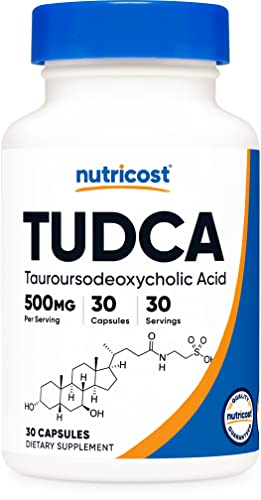 Foto 8 pulgar | Suplemento Nutricost Tudca 500 Mg 30 Cápsulas Tauroursodesoxico - Venta Internacional.