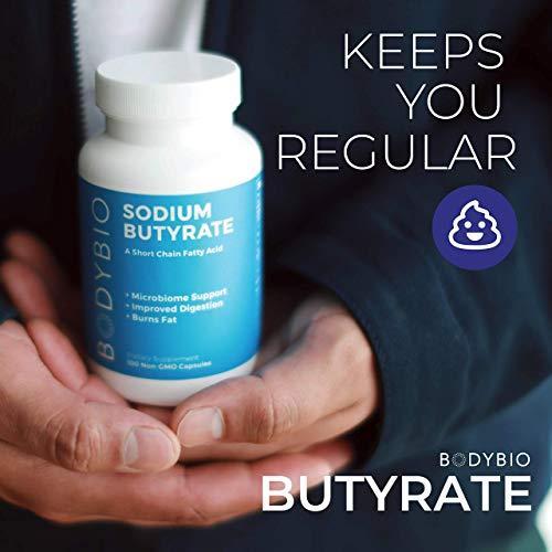 Foto 6 | Suplemento Bodybio Gut Health Butirato + Sodio 60 Cápsulas - Venta Internacional.