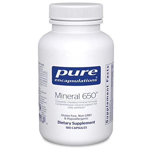 Foto 2 pulgar | Suplemento Pure Encapsulations Mineral 650 180 Cápsulas - Venta Internacional.