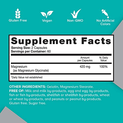 Foto 5 pulgar | Suplemento: Cápsulas De Magnesio Qunol (420 Mg) Para La Salud Ósea (12) - Venta Internacional.