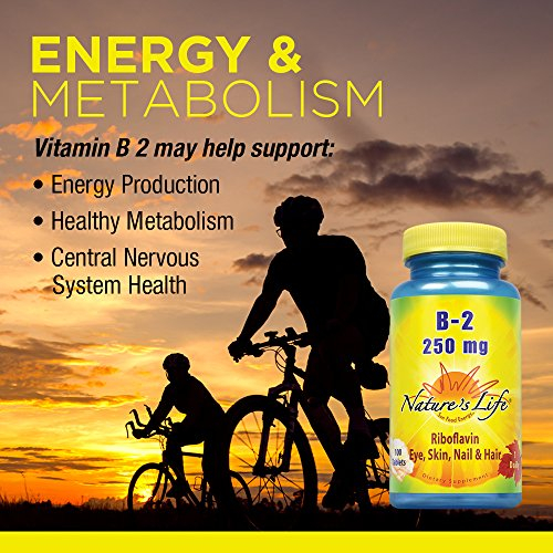 Foto 3 pulgar | Suplemento De Vitamina B-2 De Nature's Life, 250 Mg, 100 Comprimidos - Venta Internacional.