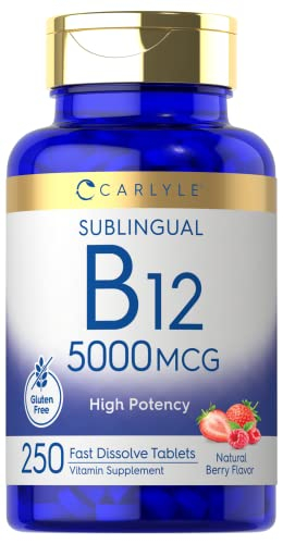 Foto 2 pulgar | Suplemento Carlyle De Vitamina B12 5000 Mcg 250 Tabletas - Venta Internacional.