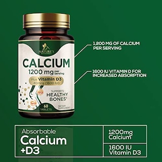 Foto 3 | Suplemento De Calcio De Nature's Nutrition De 1200 Mg Más Vitamina D3 16 - Venta Internacional.