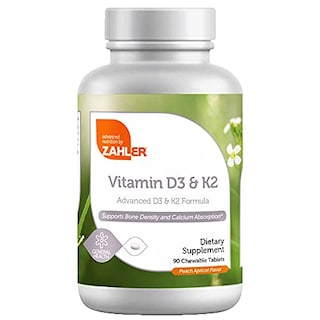 Foto 1 | Suplemento Zahler De Vitamina D3 Y K2 Masticable, 5000 Ui, 90 Comprimidos - Venta Internacional.