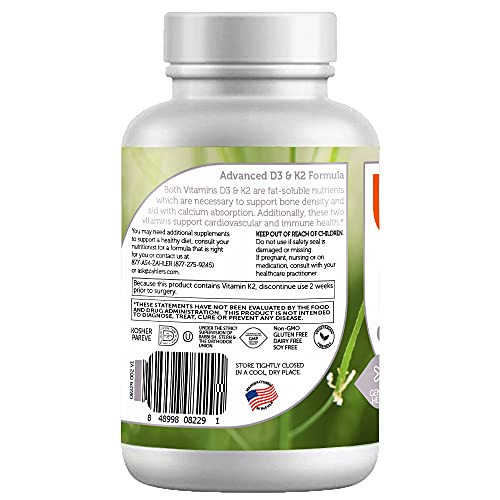 Foto 4 pulgar | Suplemento Zahler De Vitamina D3 Y K2 Masticable, 5000 Ui, 90 Comprimidos - Venta Internacional.