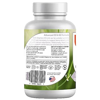 Foto 3 | Suplemento Zahler De Vitamina D3 Y K2 Masticable, 5000 Ui, 90 Comprimidos - Venta Internacional.