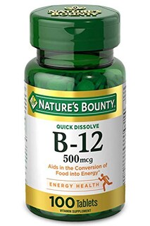 Foto 1 | Suplemento Nature's Bounty De Vitamina B12, 500 Mcg, Tabletas De 100 Unidades - Venta Internacional.