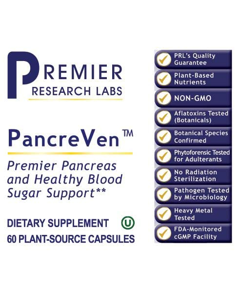 Foto 4 | Suplemento Premier Research Labs Pancreven 60 Cápsulas - Venta Internacional.