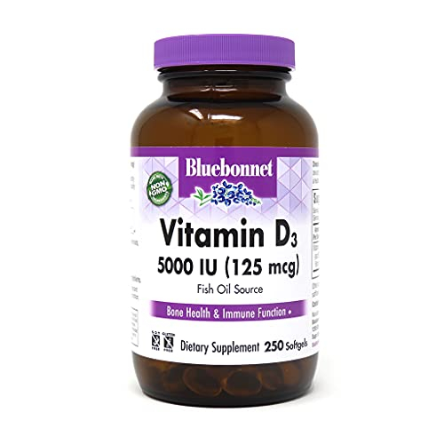 Foto 2 pulgar | Suplemento Bluebonnet Nutrition De Vitamina D3, 5000 Ui, 250 G - Venta Internacional.