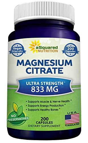 Suplemento Squared Nutrition Citrato De Magnesio 833 Mg - Venta Internacional.