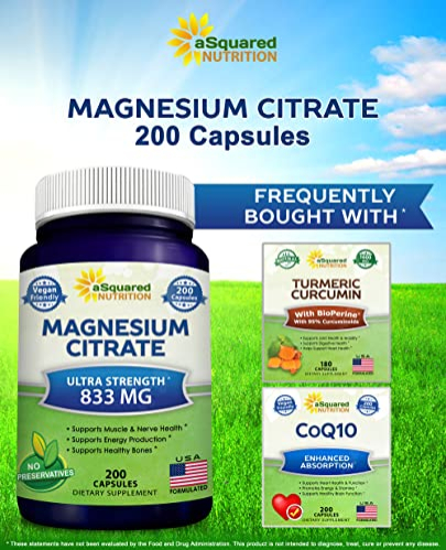 Foto 7 pulgar | Suplemento Squared Nutrition Citrato De Magnesio 833 Mg - Venta Internacional.