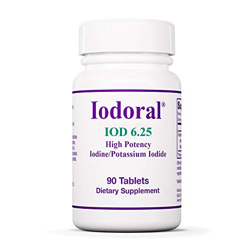 Foto 2 pulgar | Suplemento Optimox Iodoral, 6,25 Mg De Yodo De Alta Potencia, 90 Tabletas - Venta Internacional.