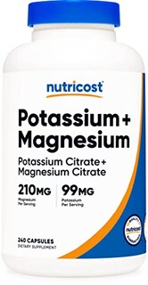 Foto 1 | Suplemento Nutricost De Potasio 99 Mg De Magnesio Y 210 Mg De Citratos - Venta Internacional.