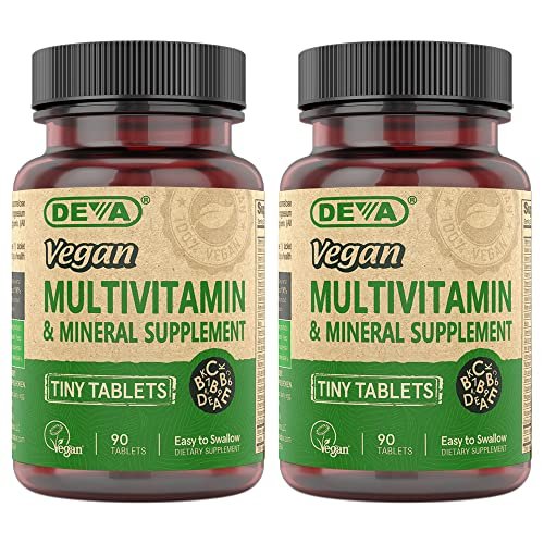 Foto 2 pulgar | Suplemento Multivitamínico Y Mineral Vegano Deva, 90 Comprimidos, 2 Unidades - Venta Internacional.