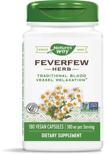 Foto 2 pulgar | Suplemento Nature's Way Feverfew 380 Mg 180 Unidades - Venta Internacional.