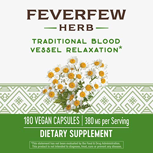 Foto 3 pulgar | Suplemento Nature's Way Feverfew 380 Mg 180 Unidades - Venta Internacional.