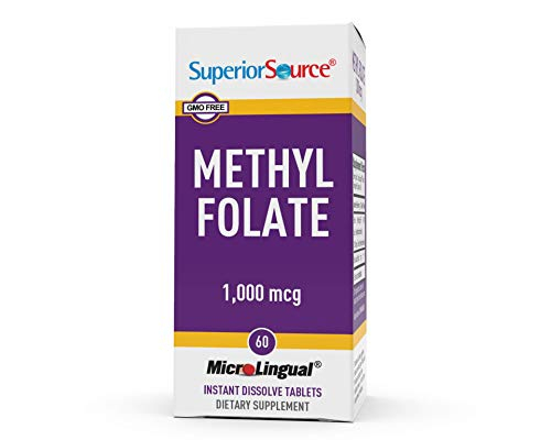 Foto 2 pulgar | Suplemento De Metilfolato 5-mthf De Fuente Superior, 1000 Mcg, 60 Ta - Venta Internacional.