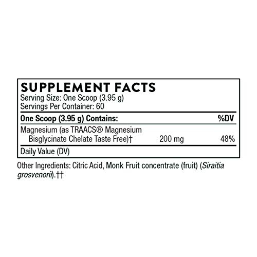 Foto 3 pulgar | Suplemento De Bisglicinato De Magnesio Thorne Research 200 Mg - Venta Internacional.
