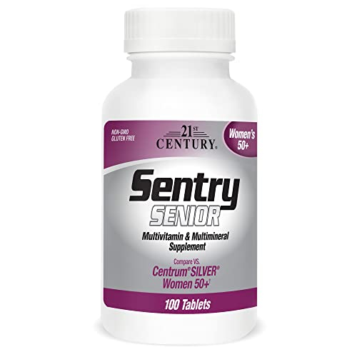 Suplemento 21st Century Sentry Senior Women 50+ 100 Comprimidos - Venta Internacional.