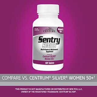 Foto 2 | Suplemento 21st Century Sentry Senior Women 50+ 100 Comprimidos - Venta Internacional.