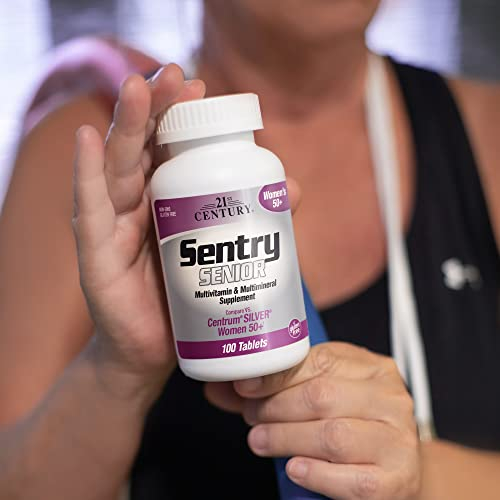 Foto 5 pulgar | Suplemento 21st Century Sentry Senior Women 50+ 100 Comprimidos - Venta Internacional.