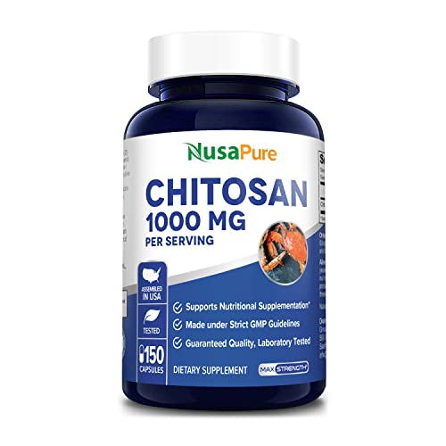 Suplemento Nusapure Chitosan 1000 Mg 150 Cápsulas Sin Ogm - Venta Internacional.