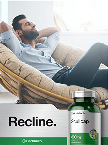 Foto 7 pulgar | Suplemento Horbaach Scullcap En Cápsulas De 800 Mg, 200 Unidades - Venta Internacional.