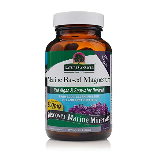 Foto 4 pulgar | Suplemento De 500 Mg De Magnesio De Base Marina De Nature's Answer - Venta Internacional.