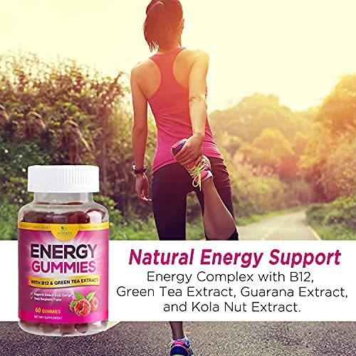 Foto 6 pulgar | Energy Gummies Nature's Nutrition, Vitamina B12, Té Verde, 60 - Venta Internacional.