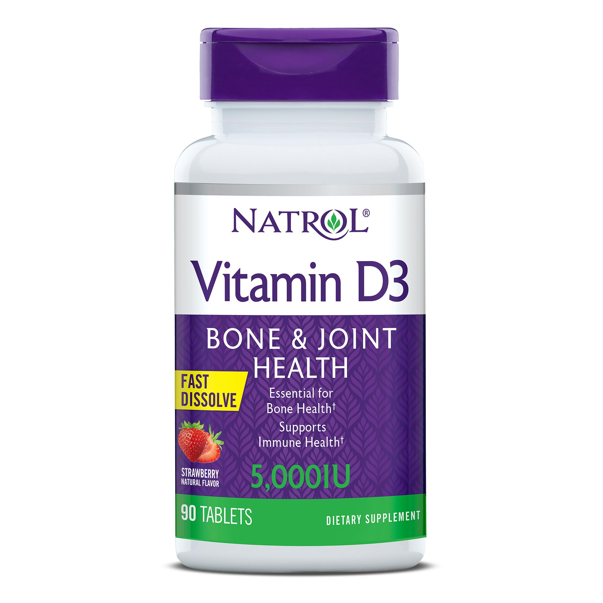 Foto 2 pulgar | Vitamina D3 Natrol Immune Health 5000 Ui De Disolución Rápida - Venta Internacional.