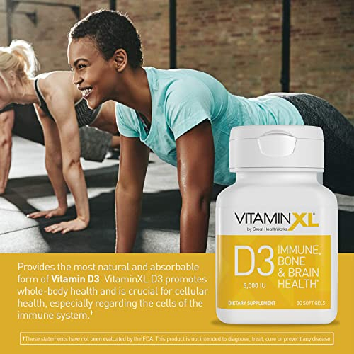 Foto 5 | Suplemento Omega Xl Vitamina Xl D3 5000 Ui 125 Mcg 30 Cápsulas Blandas - Venta Internacional.