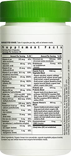 Foto 5 pulgar | Suplemento Multivitamínico Rainbow Light Para Mujeres 120 Cápsulas - Venta Internacional.