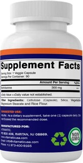 Foto 4 | Suplemento Vitamínico De Benfotiamina 300 Mg, 90 Cápsulas Vegetarianas - Venta Internacional.