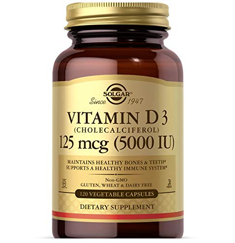 Foto 2 pulgar | Suplemento Solgar De Vitamina D3 125 Mcg (5000 Ui) 120 Cápsulas - Venta Internacional.