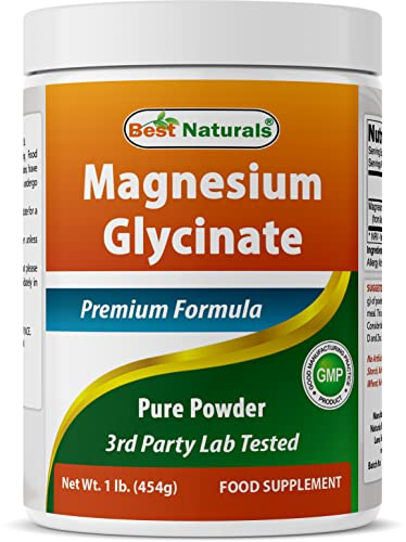 Foto 2 pulgar | Polvo De Glicinato De Magnesio Best Naturals 454 G - Venta Internacional.