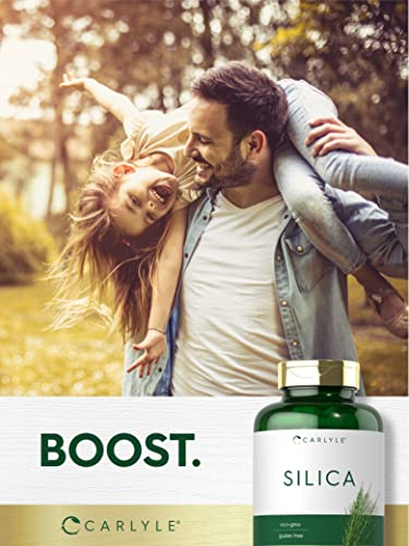 Foto 7 pulgar | Suplemento Carlyle Silica 500 Mg 200 Cápsulas Horsetail Extra - Venta Internacional.