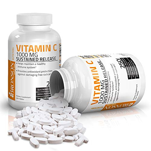 Foto 7 pulgar | Suplemento Bronson De Vitamina C, 1000 Mg, Liberación Sostenida, 250 Ta - Venta Internacional.