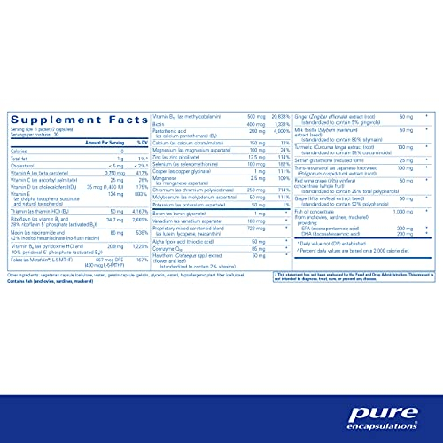 Foto 3 pulgar | Supplement Pure Encapsulations Ultra Pure Pack 30 Paquetes - Venta Internacional.