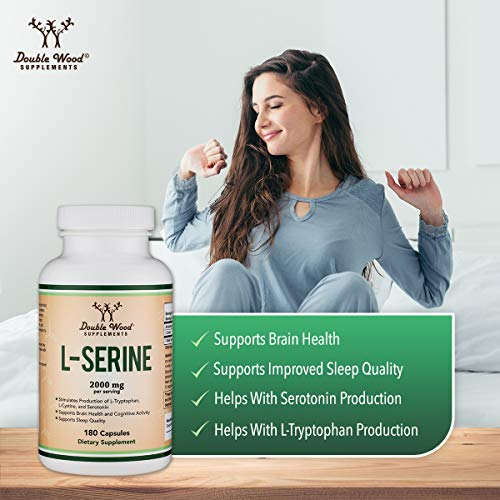 Foto 5 pulgar | Suplemento Double Wood Supplements L-serina 2000 Mg 180 Cápsulas - Venta Internacional.