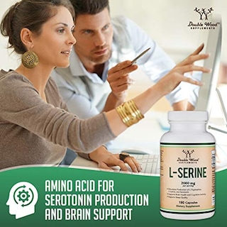 Foto 5 | Suplemento Double Wood Supplements L-serina 2000 Mg 180 Cápsulas - Venta Internacional.