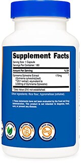 Foto 4 | Suplemento Nutricost Gymnema Sylvestre 175 Mg 180 Cápsulas - Venta Internacional.