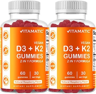 Foto 1 | Suplemento Vitamático De Vitamina D3 K2 En Gomitas, 60 Unidades, 2 - Venta Internacional.