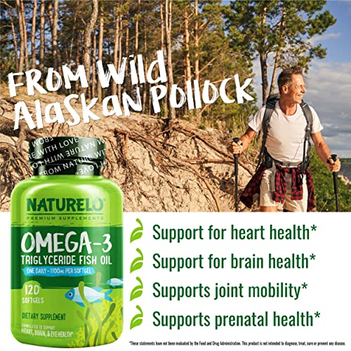 Foto 7 pulgar | Suplemento De Aceite De Pescado Omega 3 De Naturelo, 1100 Mg, 120 Cápsulas Blandas - Venta Internacional.