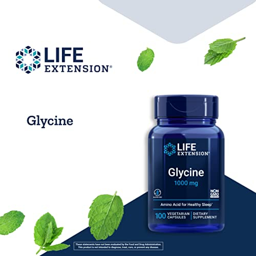 Foto 5 pulgar | Suplemento Life Extension Glycine 1000 Mg 100 Cápsulas Vegetarianas - Venta Internacional.