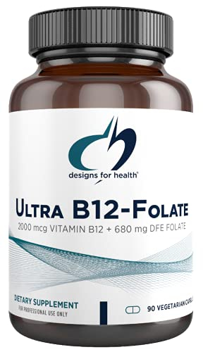 Foto 2 pulgar | Supplement Designs For Health Ultra B12 Folate 90 Cápsulas - Venta Internacional.